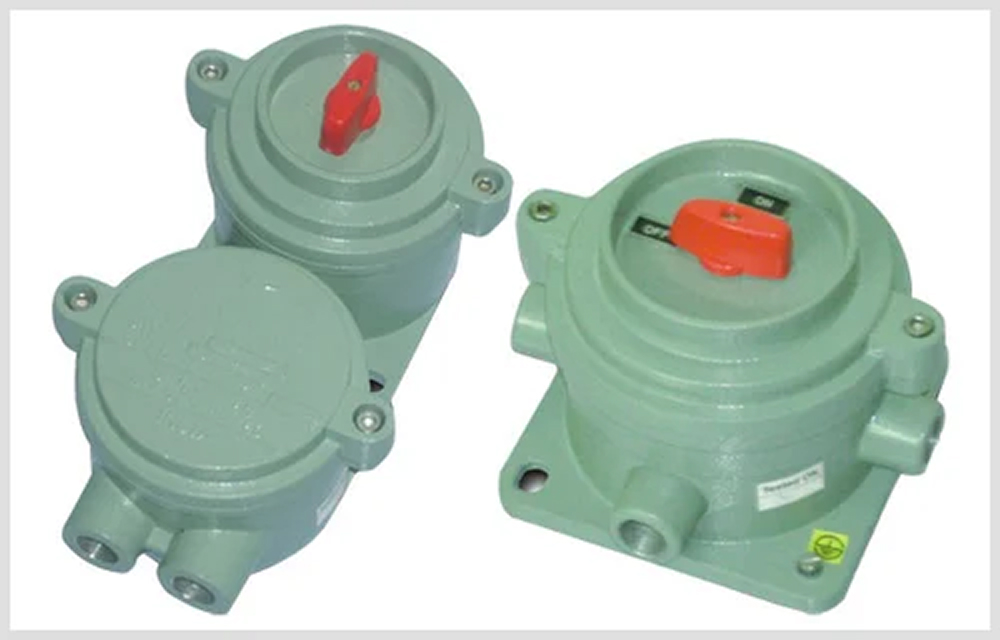 FLAMEPROOF ON/OFF ROTARY SWITCH